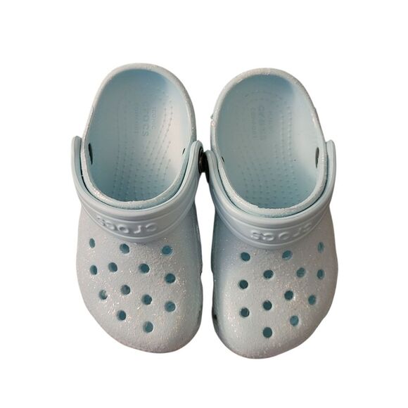 CROCS ICE BLUE ROOMY FIT SIZE C9 - Picture 1 of 6